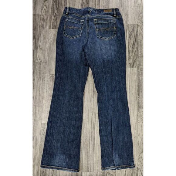 (3/$35) Tommy Hilfiger American Hope Classic Rise Bootcut Denim Blue Jeans - Picture 2 of 12